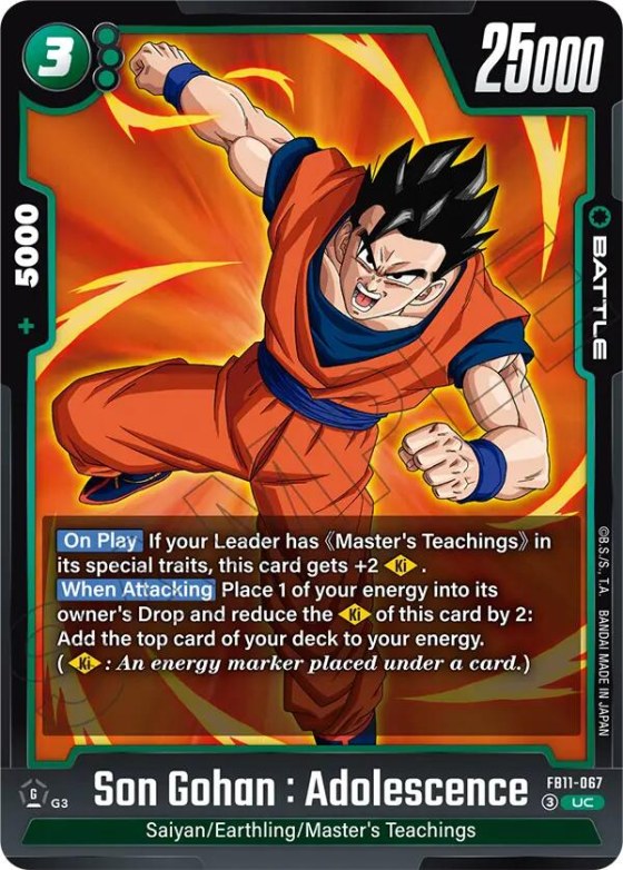 Son Gohan : Adolescence