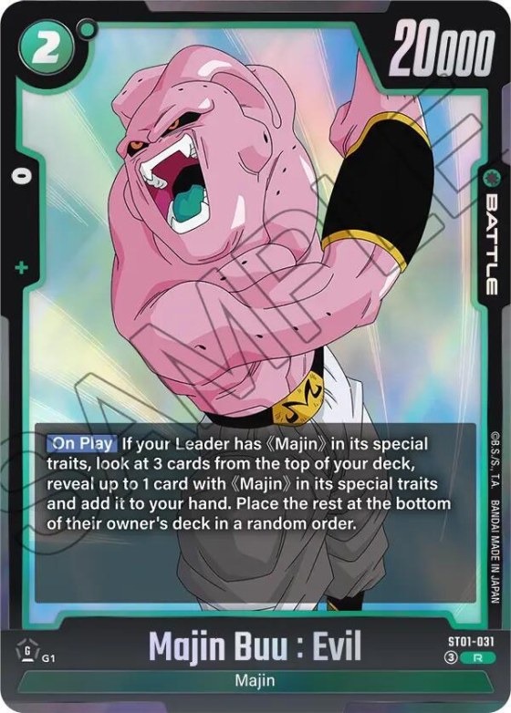 Majin Buu : Evil - Holo