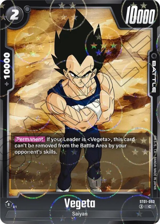 Vegeta - Dragon Ball Pattern