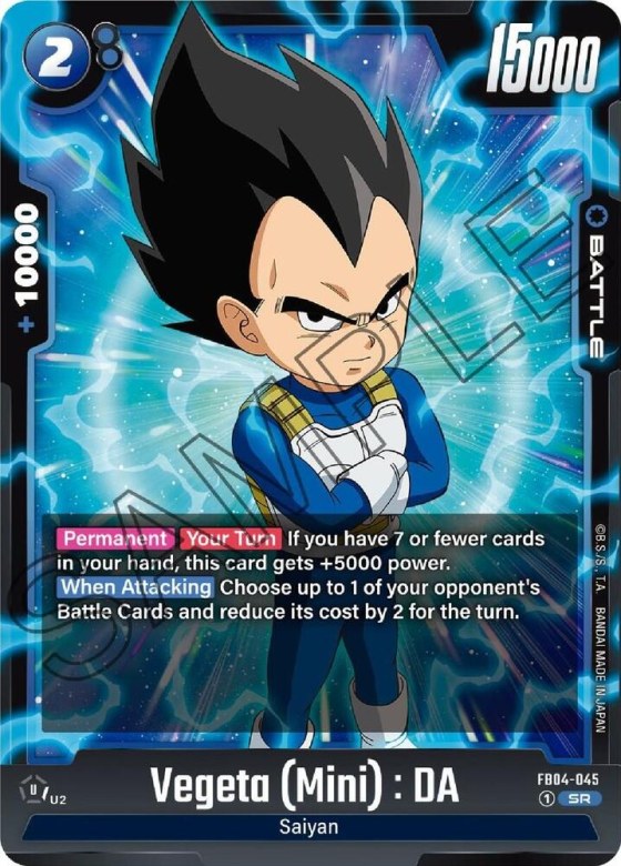 Vegeta (Mini) : DA - Holo