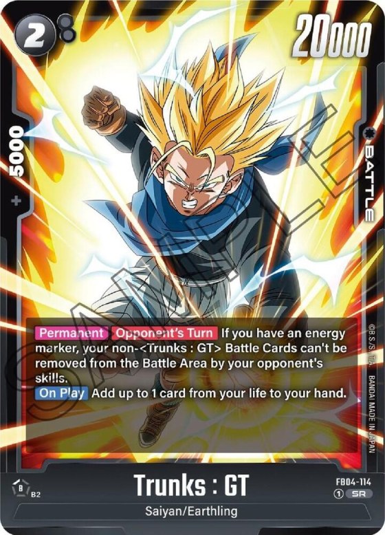 Trunks : GT - Holo