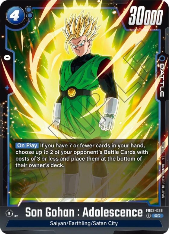 Son Gohan : Adolescence - Holo