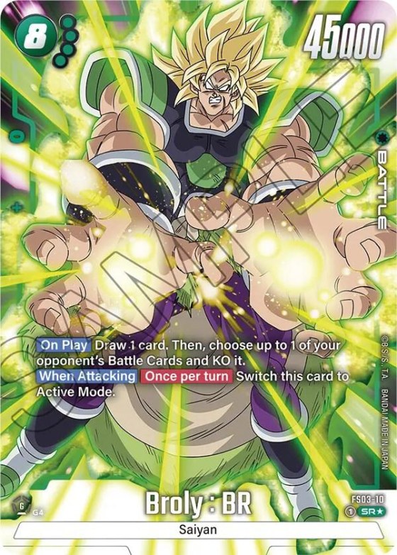 Broly : BR - Bonus Pack Alternate Art
