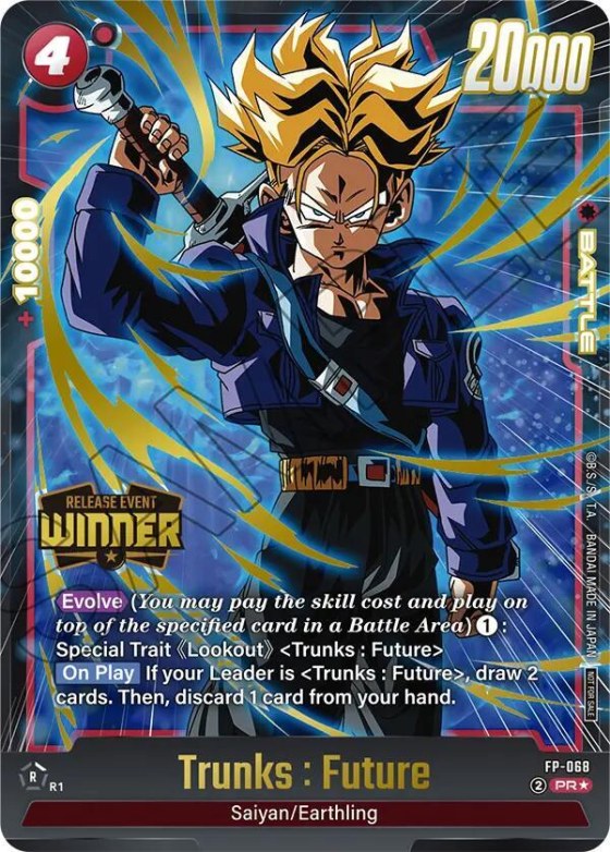Trunks : Future - Release Event Winner