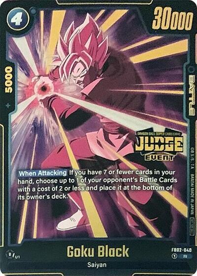 Goku Black - FB02-040 (Judge Pack (Event Judge) 02) - Judge Pack Event Judge