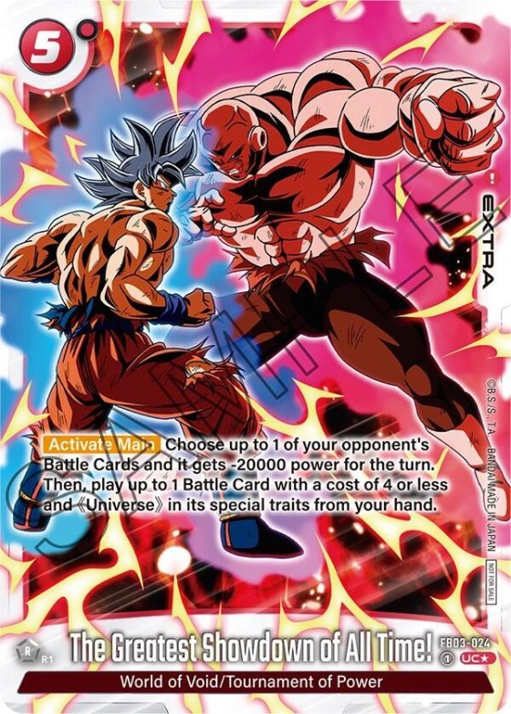 The Greatest Showdown of All Time! - Tournament Pack Winner 04