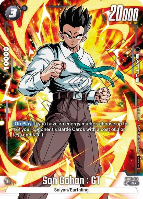 Son Gohan : GT - Tournament Pack Winner 04