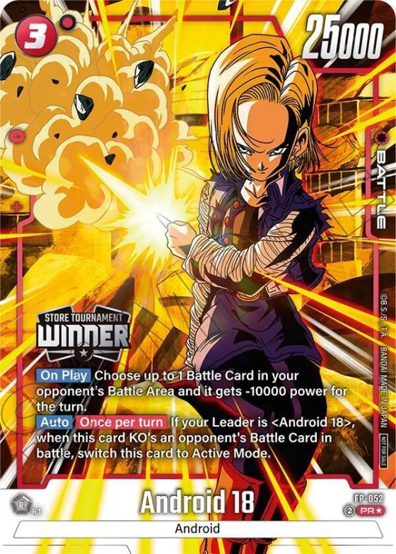 Android 18 - Tournament Pack Winner 08
