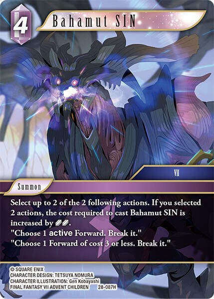 Bahamut SIN - Foil