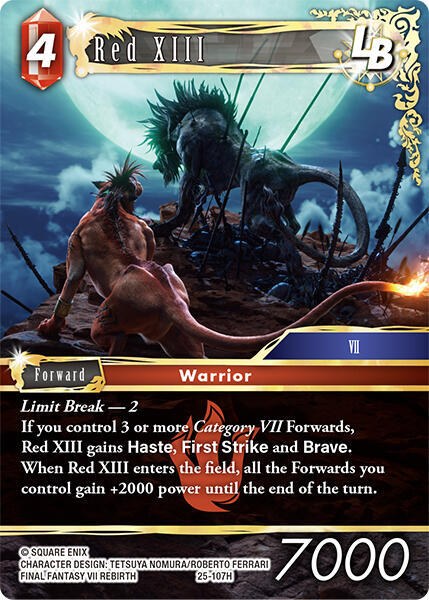 Red XIII LB - Foil