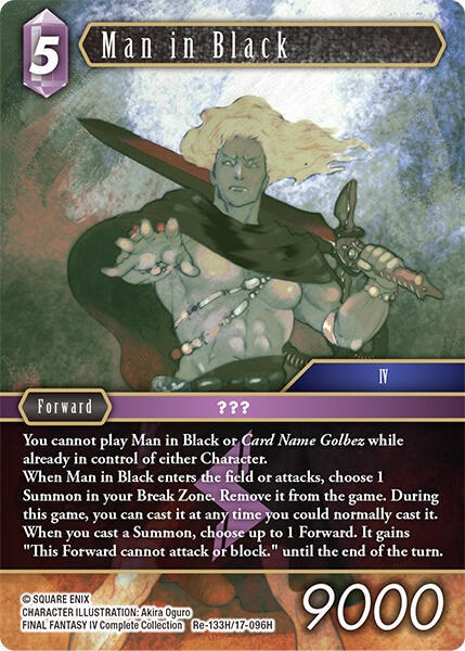 Man in Black - Foil
