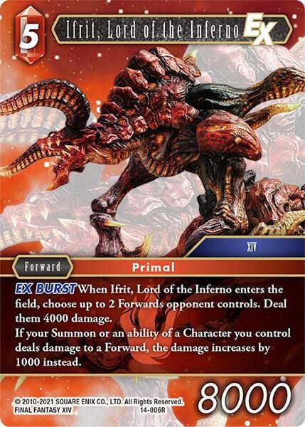 Ifrit, Lord of the Inferno EX - Foil