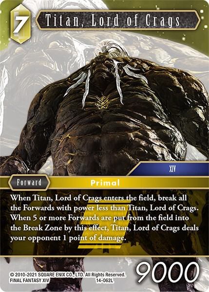 Titan, Lord of Crags - Foil