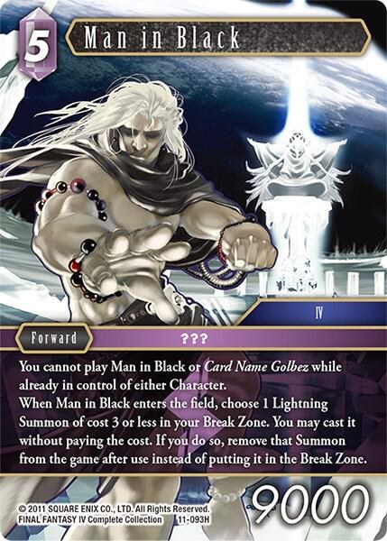 Man in Black - Foil