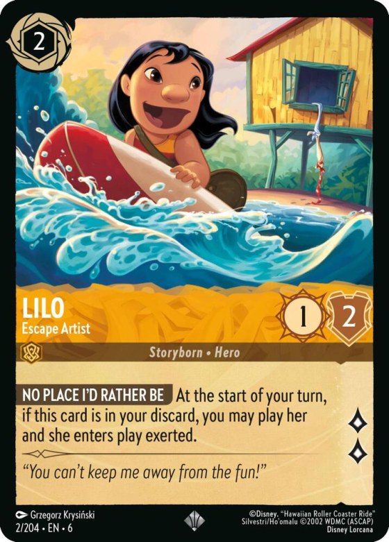 Lilo - Escape Artist - Cold Foil