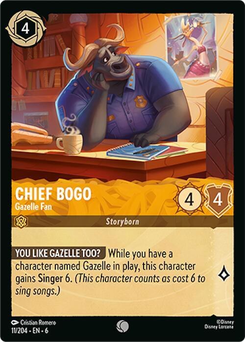 Chief Bogo - Gazelle Fan - Cold Foil