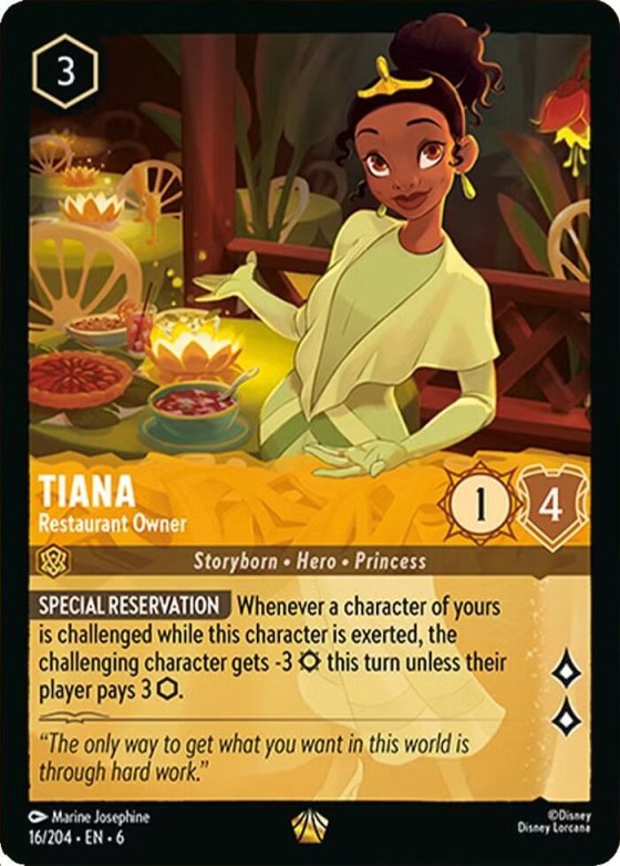 Tiana - Restaurant Owner - Cold Foil