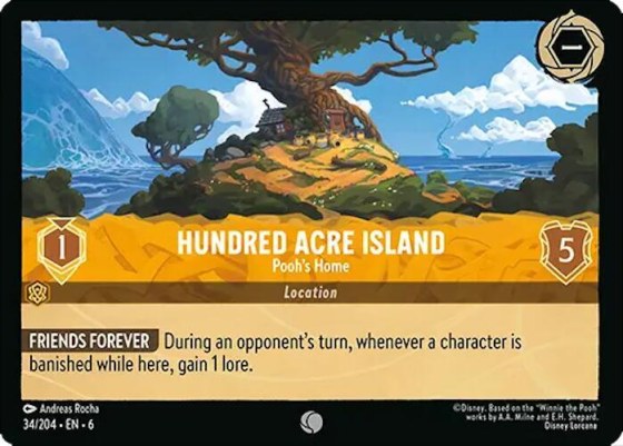 Hundred Acre Island - Pooh's Home - Cold Foil