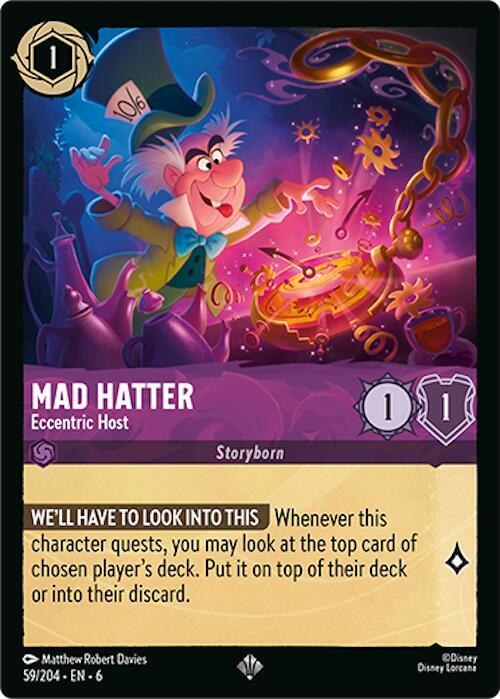 Mad Hatter - Eccentric Host - Cold Foil