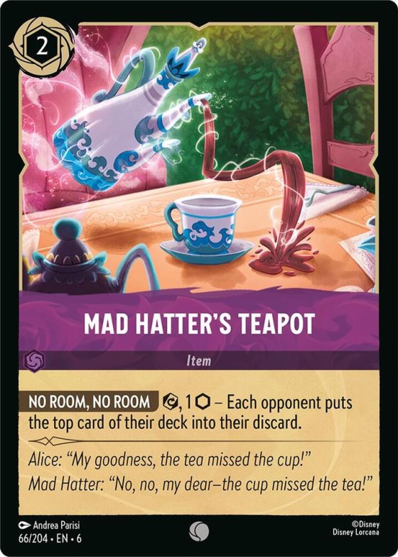 Mad Hatter's Teapot - Cold Foil