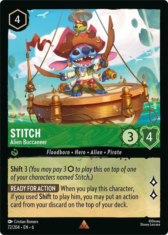 Stitch - Alien Buccaneer - Cold Foil