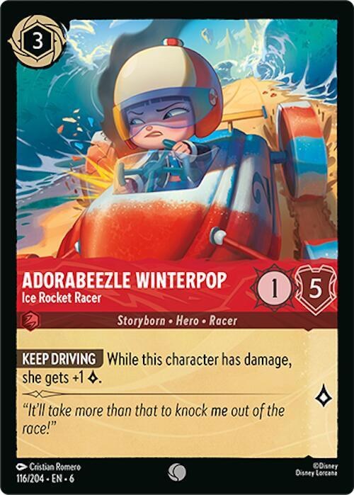 Adorabeezle Winterpop - Ice Rocket Racer - Cold Foil