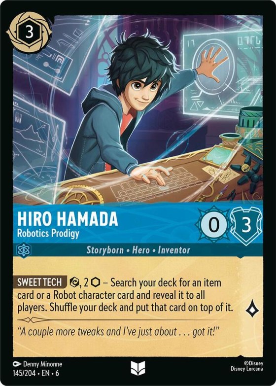 Hiro Hamada - Robotics Prodigy - Cold Foil
