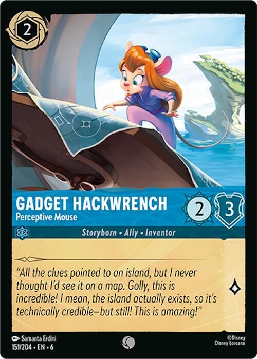 Gadget Hackwrench - Perceptive Mouse - Cold Foil