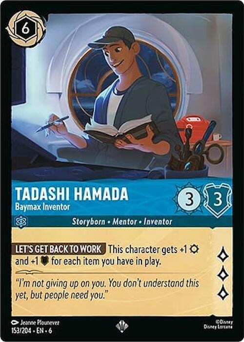 Tadashi Hamada - Baymax Inventor - Cold Foil