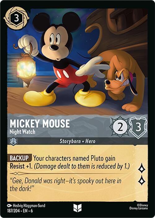 Mickey Mouse - Night Watch - Cold Foil