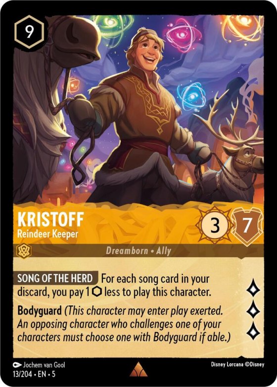 Kristoff - Reindeer Keeper - Cold Foil