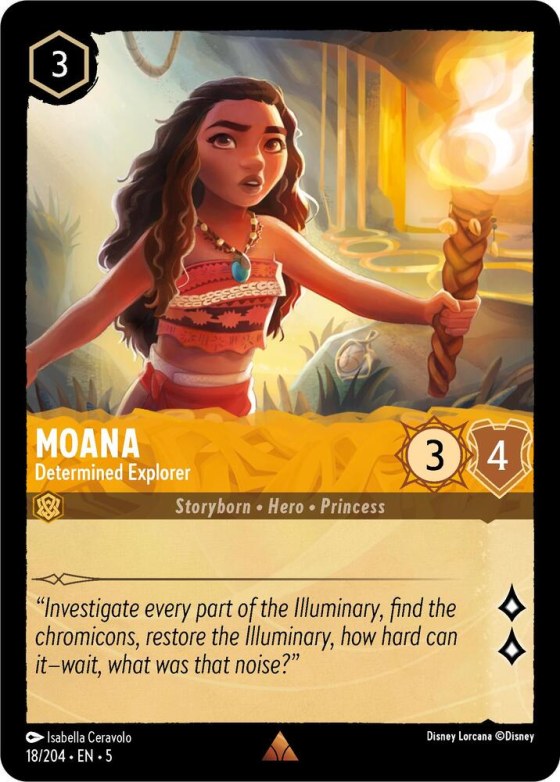 Moana - Determined Explorer - Cold Foil