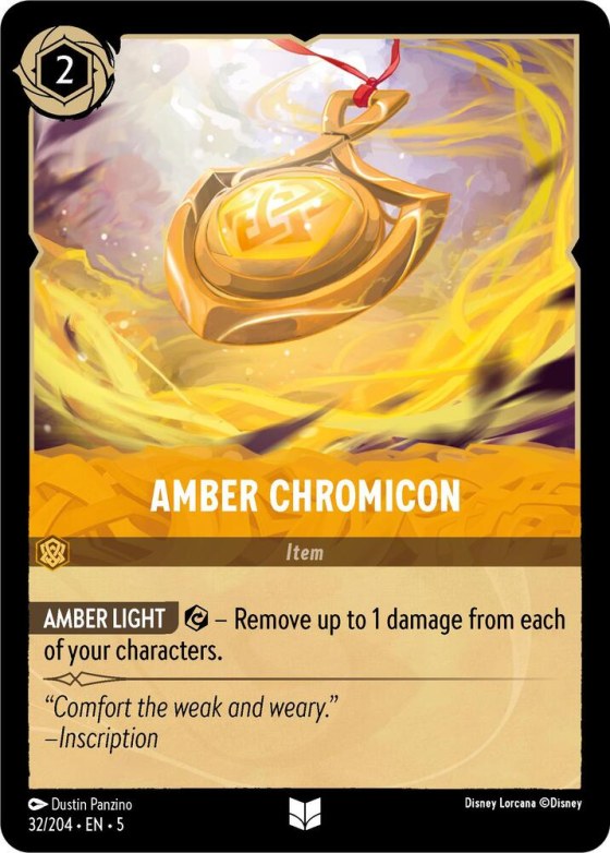 Amber Chromicon - Cold Foil