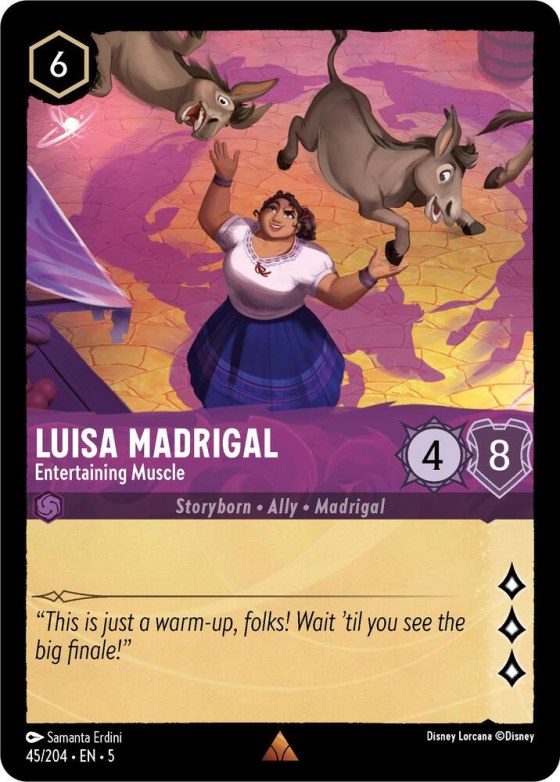 Luisa Madrigal - Entertaining Muscle - Cold Foil