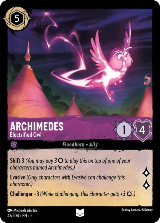 Archimedes - Electrified Owl - Cold Foil