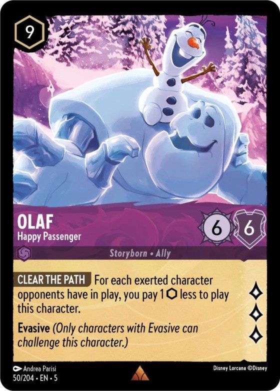 Olaf - Happy Passenger - Cold Foil