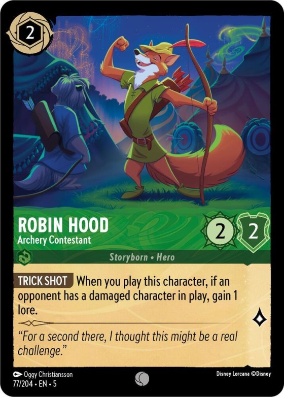 Robin Hood - Archery Contestant - Cold Foil