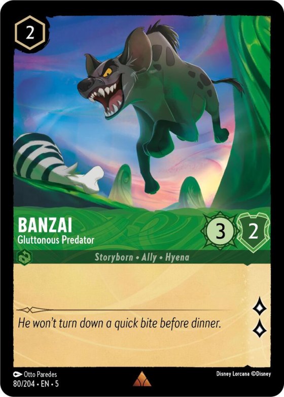 Banzai - Gluttonous Predator - Cold Foil