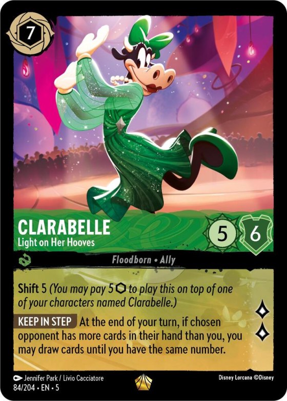 Clarabelle - Light on Her Hooves - Cold Foil