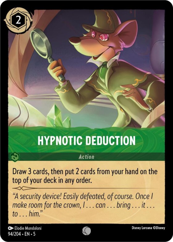 Hypnotic Deduction - Cold Foil