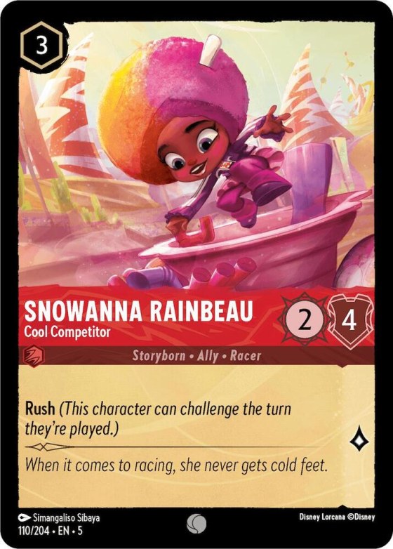 Snowanna Rainbeau - Cool Competitor - Cold Foil