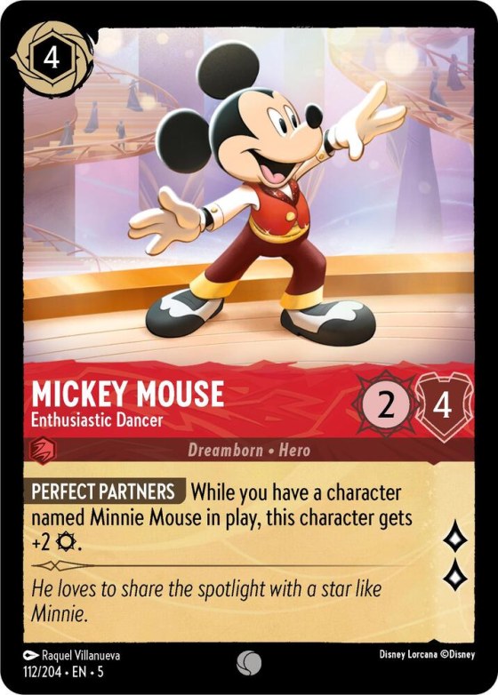 Mickey Mouse - Enthusiastic Dancer - Cold Foil