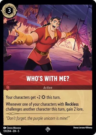 Who's With Me? - Cold Foil