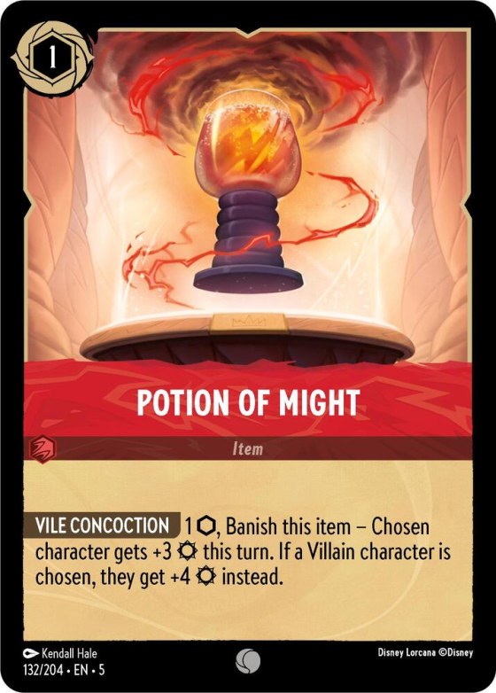 Potion of Might - Cold Foil