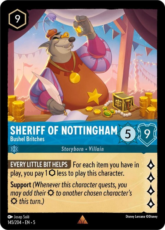 Sheriff of Nottingham - Bushel Britches - Cold Foil