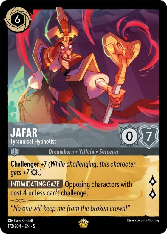 Jafar - Tyrannical Hypnotist - Cold Foil