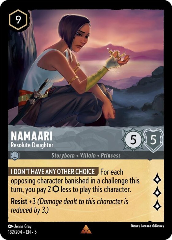 Namaari - Resolute Daughter - Cold Foil
