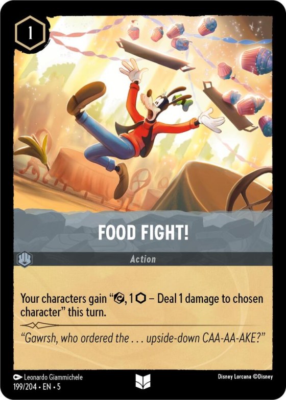 Food Fight! - Cold Foil
