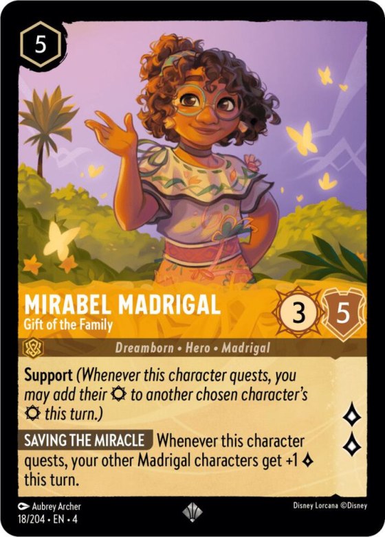 Mirabel Madrigal - Gift of the Family - Cold Foil