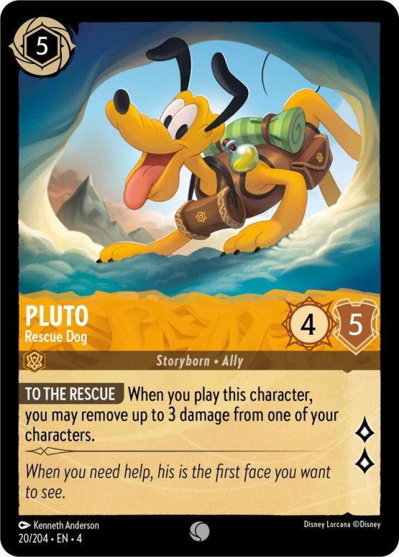 Pluto - Rescue Dog - Cold Foil